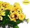 52 Heads Summer Floral Arrangement Sunflowers Artificial Flowers Bulk, Outdoor Fake Sunflowers with Daisy Mums Silk Flowers for Indoor, Home, Kitchen, Window, Porch Hanging Planter